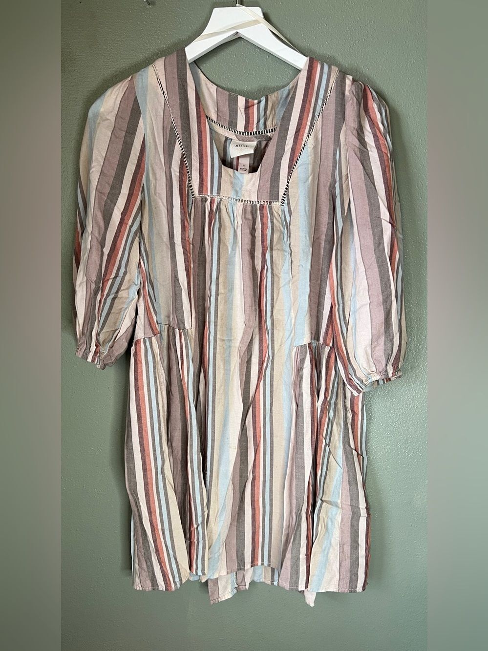 Knox Rose Striped Flowy Boho Dress Size Small